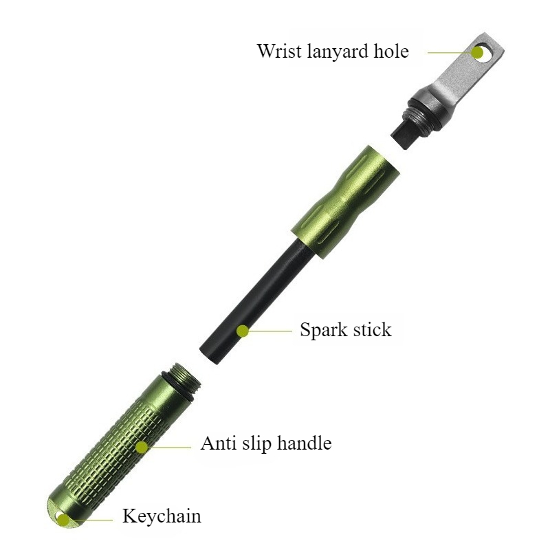 Fire Starting Kit - Acendedor de Fogo de Emergência Portátil