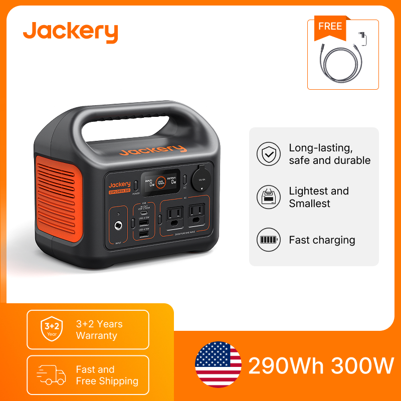Solar Emergency Charger - Estação de Energia Portátil Jackery Explorer