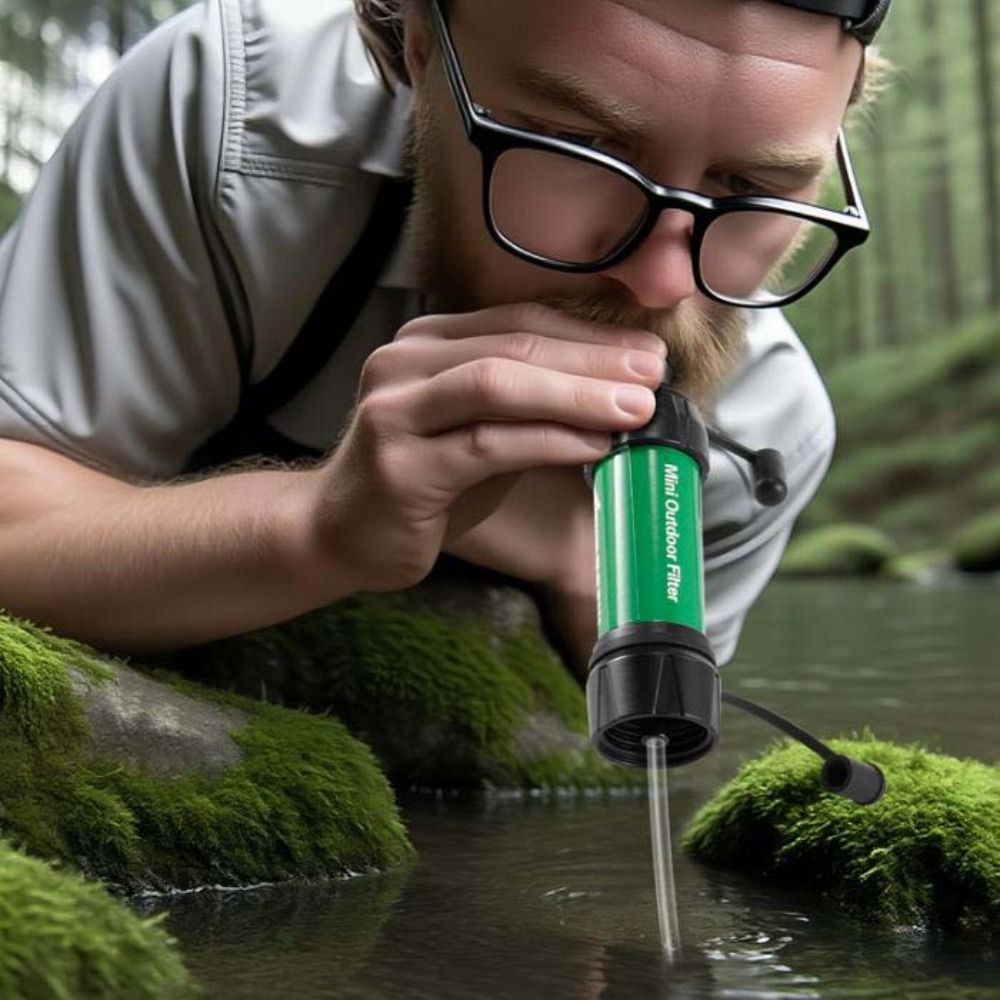 Water Purification Straw - Mini Filtro de Água em Canudo
