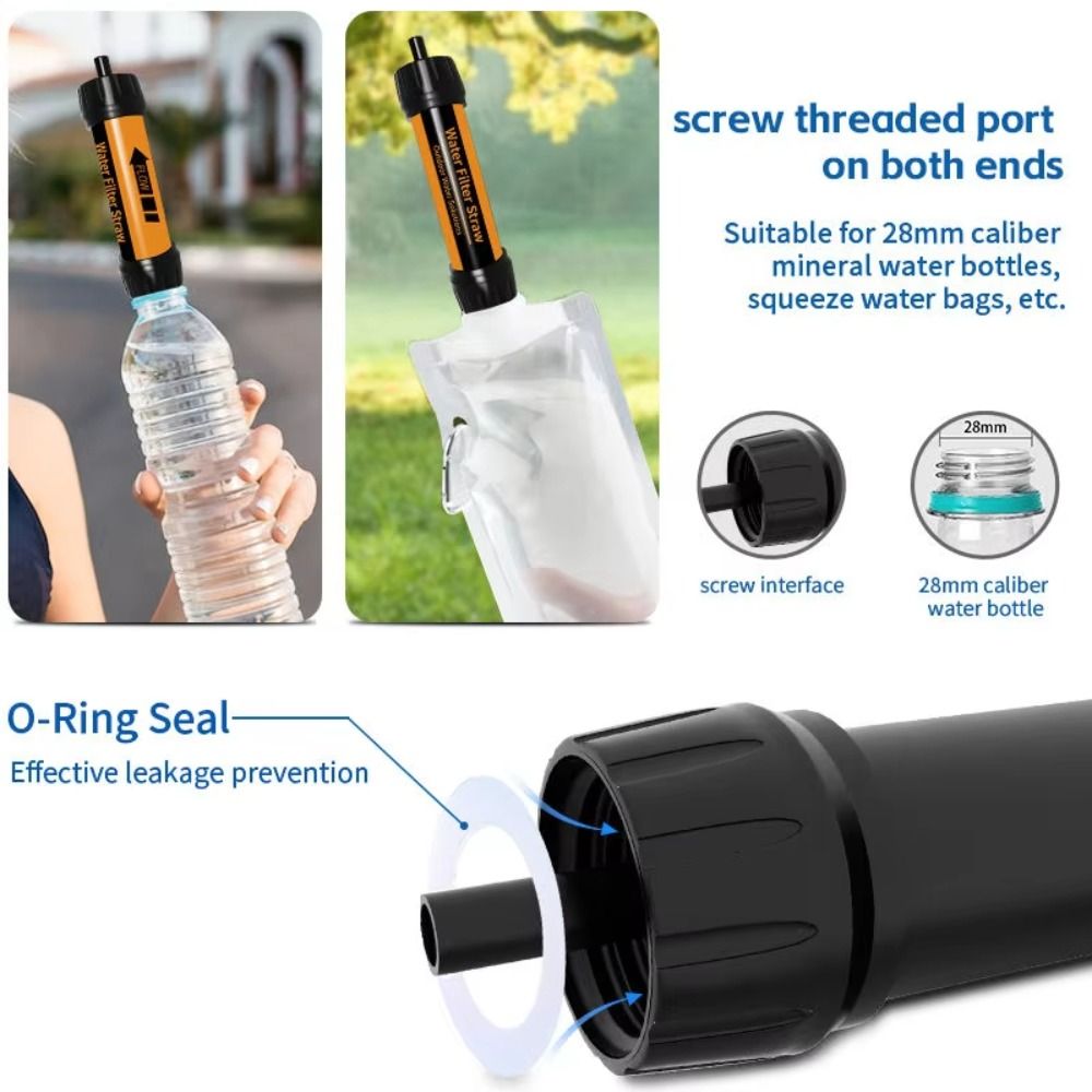 Mini Filtro de Água Portátil,  - Water Purification Straw avaliação e preço