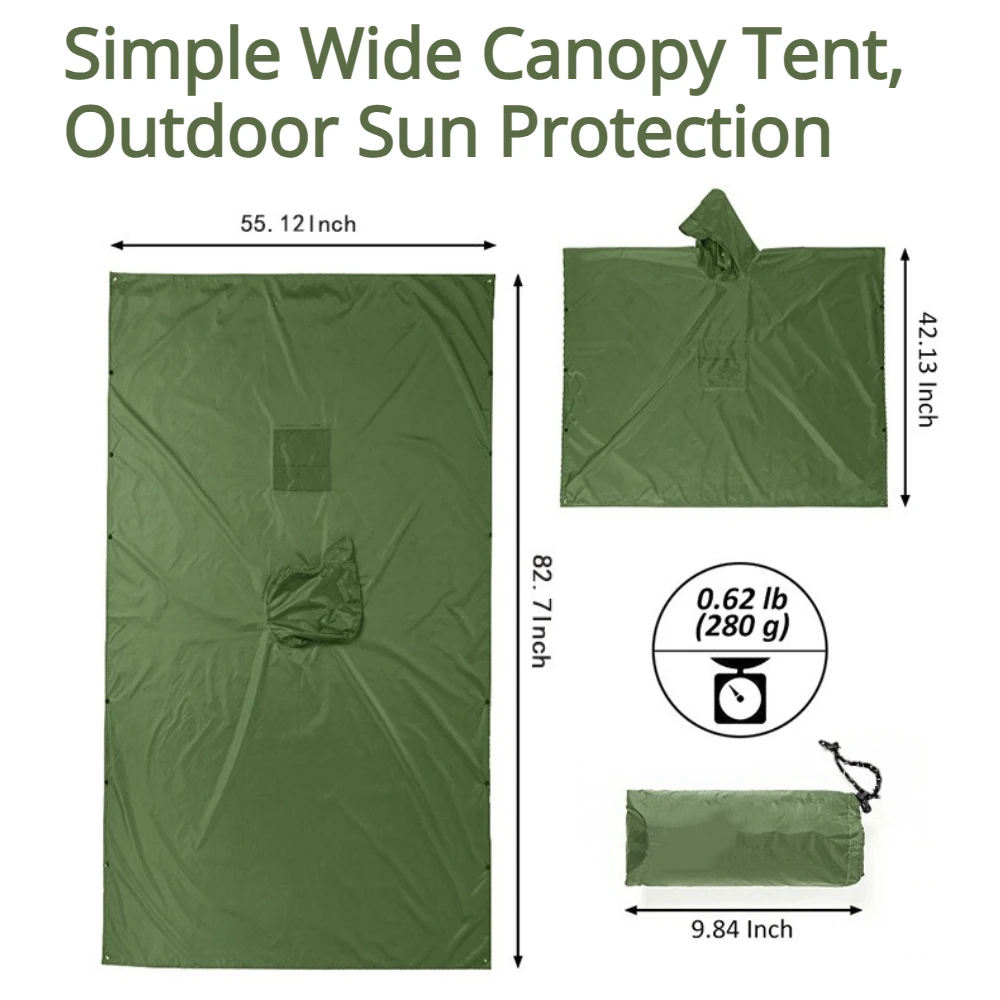 2026 Para Camping e Caminhadas - Emergency Poncho Rain avaliação e preço